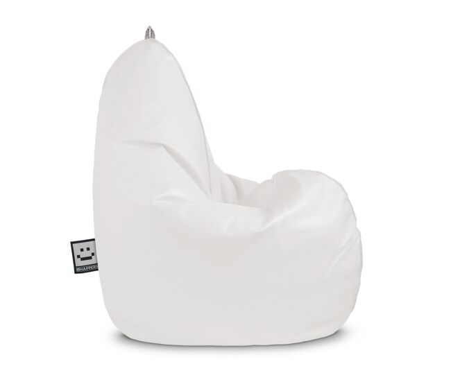 Puff pear relax leatherette estofados brancos internos infantil happers