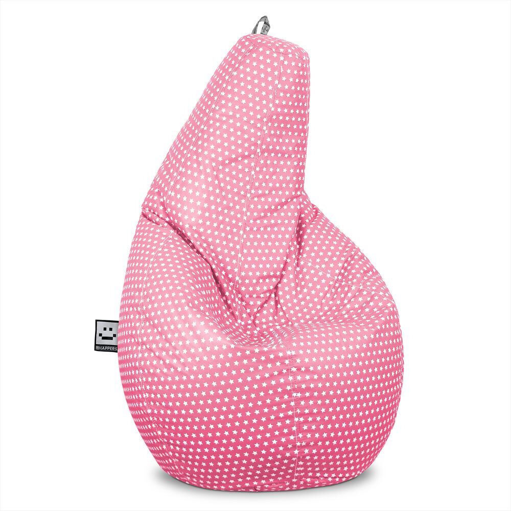 Puff pear estampado com estrelas rosa happers xxl happers