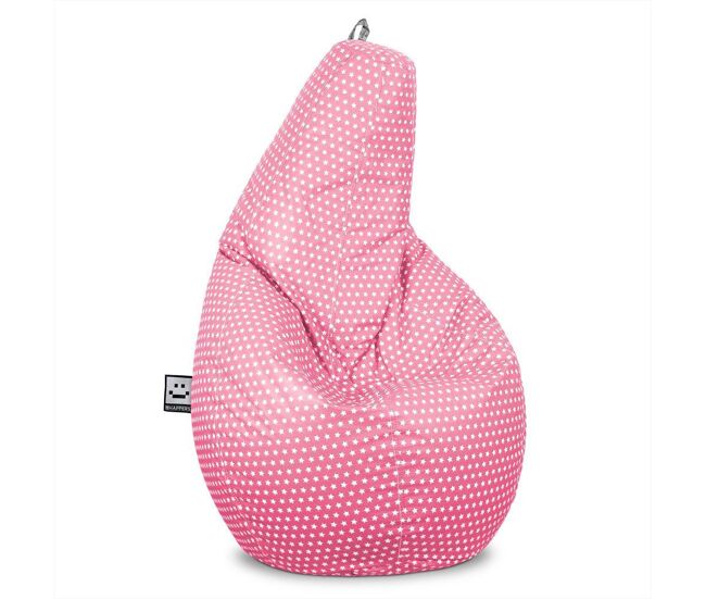 Puff pear estampado com estrelas rosa happers xxl happers