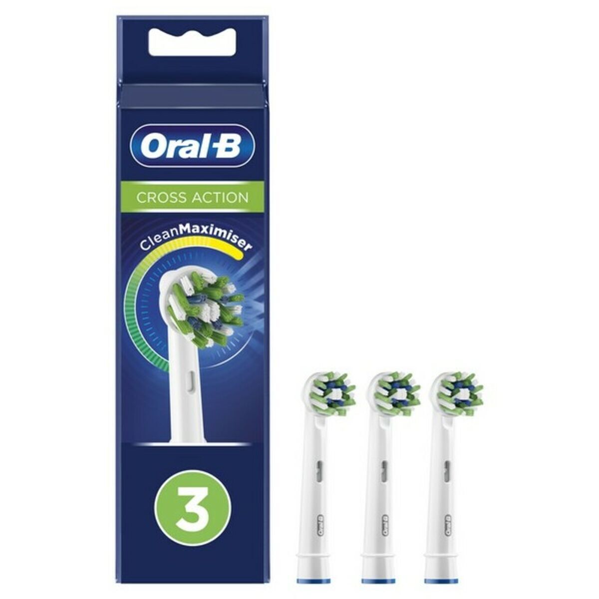 Recargas para escovas de dentes elétricas oral-b eb 50-3 ffs cross action
