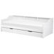 Beliani Cama nido Madera de pino EDERN 105x204 Beliani Cama nido Madera de pino EDERN 105x204 Branco