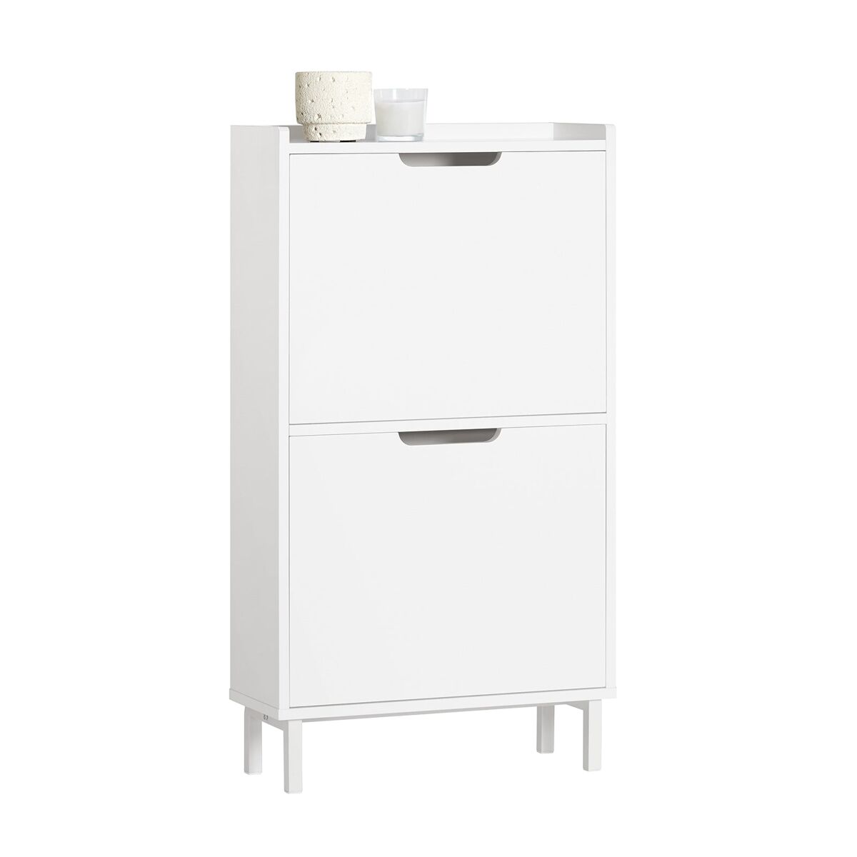 SoBuy Sapateira estreita com 2 abas FSR151-W