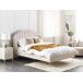 Beliani Cama Poliéster AMBILLOU 157x214 Beliani Cama Poliéster AMBILLOU 157x214 Bege