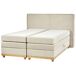 Beliani Cama continental com arrumação Poliéster DYNASTY 180x217 Beliani Cama continental com arrumação Poliéster DYNASTY 180x217 Bege