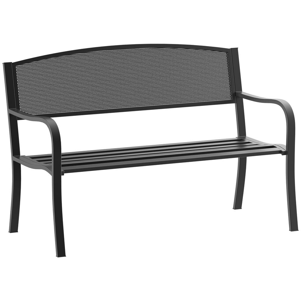 Banco de Exerior Aço Outsunny 127x60