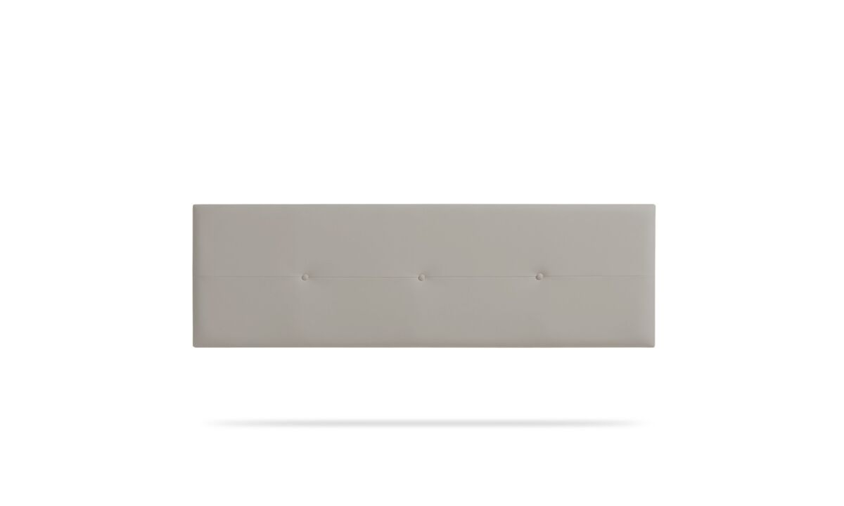 Cabeceira estofada napoli pele sintética 90x50x5 cm - moonia