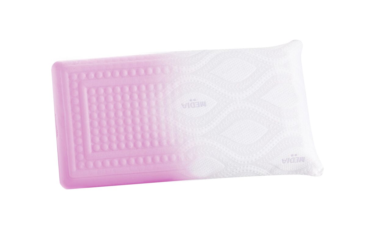 Almofada De Posicionamento com Esferas Firmeza Suave - Moonia 70x12 Rosa