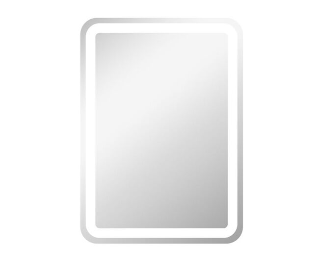 Homcom espelho casa de banho com luzes led 70x50 cm espelho de parede antiembaciamento com 3 temperaturas de cor ajustável e função de memória