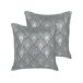 Beliani Almofada decorativa HOYA 45x45 Beliani Almofada decorativa HOYA 45x45 Cinza