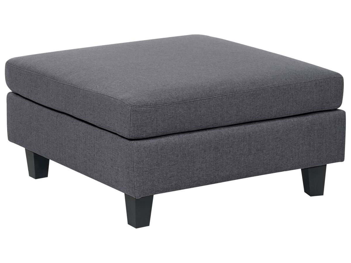 Beliani Repousa-pés UNSTAD Cinza Escuro