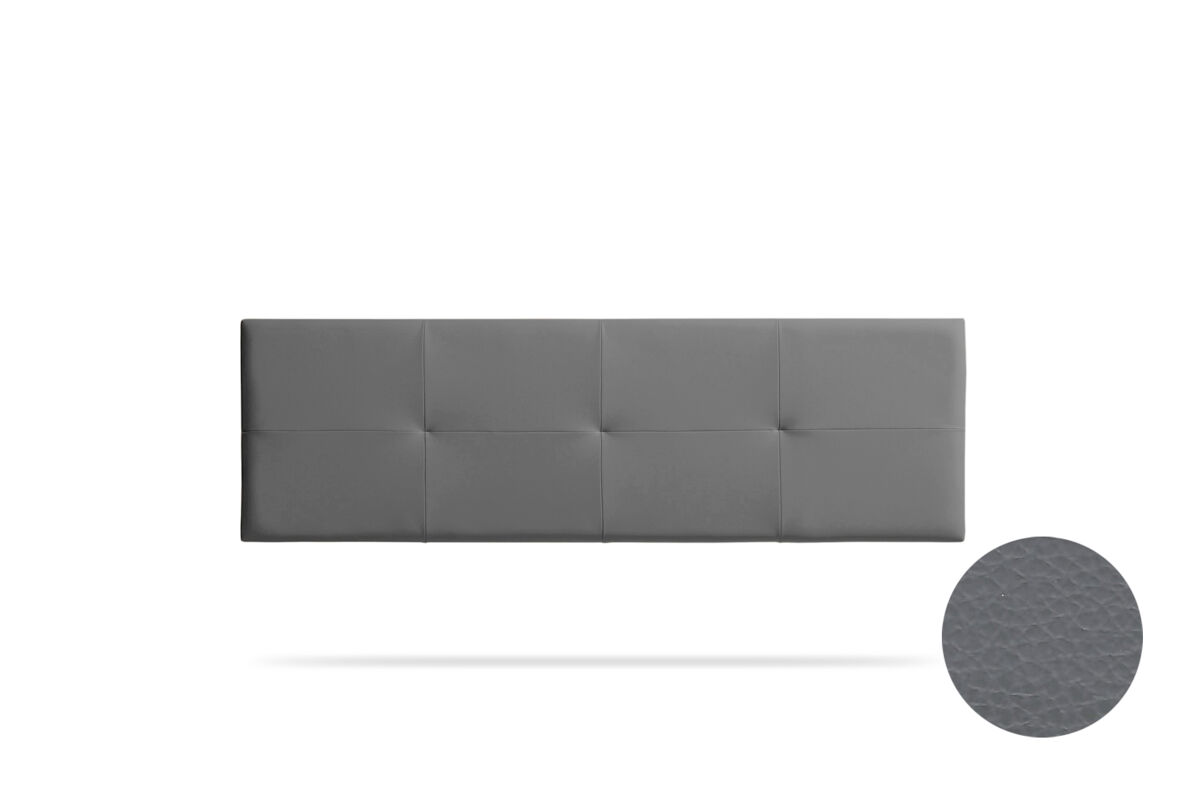 Cabeceira estofada altea pele sintética 145x50x5 cm - moonia