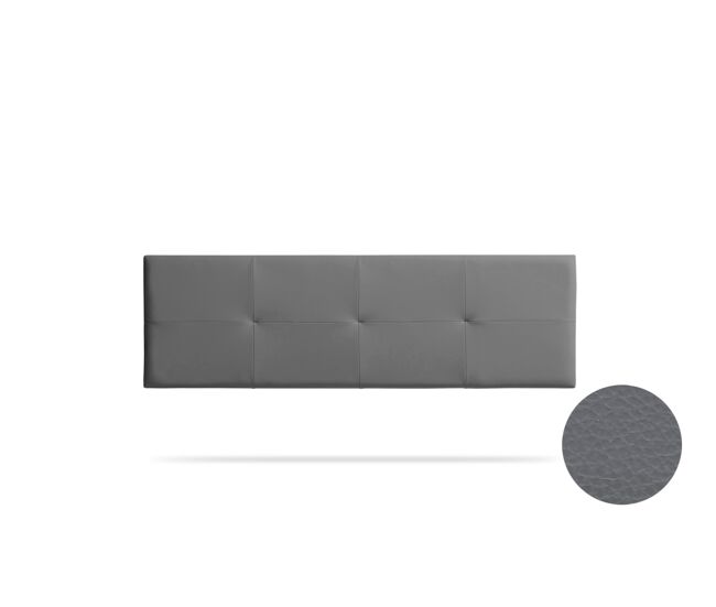 Cabeceira estofada altea pele sintética 145x50x5 cm - moonia