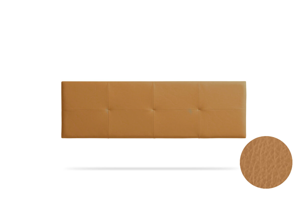 Cabeceira estofada altea pele sintética 145x50x5 cm - moonia