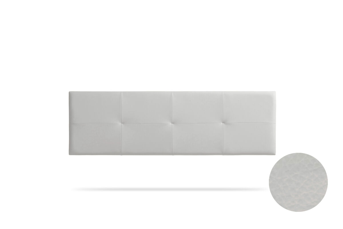 Cabeceira estofada altea pele sintética 160x50x5 cm - moonia