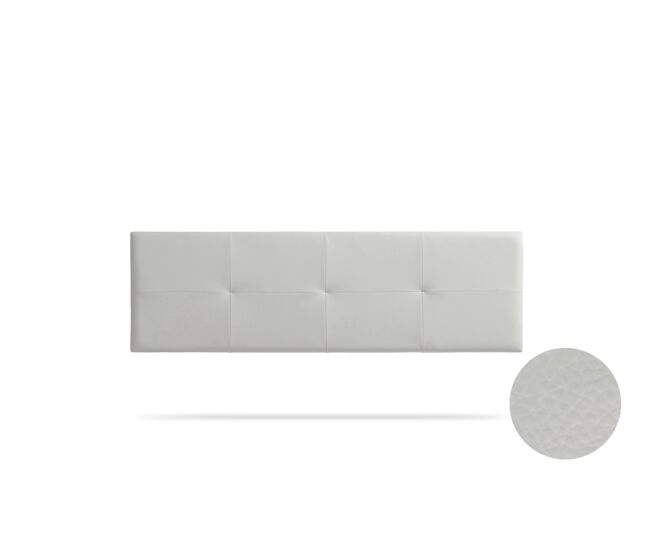 Cabeceira estofada altea pele sintética 160x50x5 cm - moonia