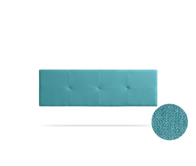 Cabeceira estofada altea aqualine 210x50x5 cm - turquesa - moonia