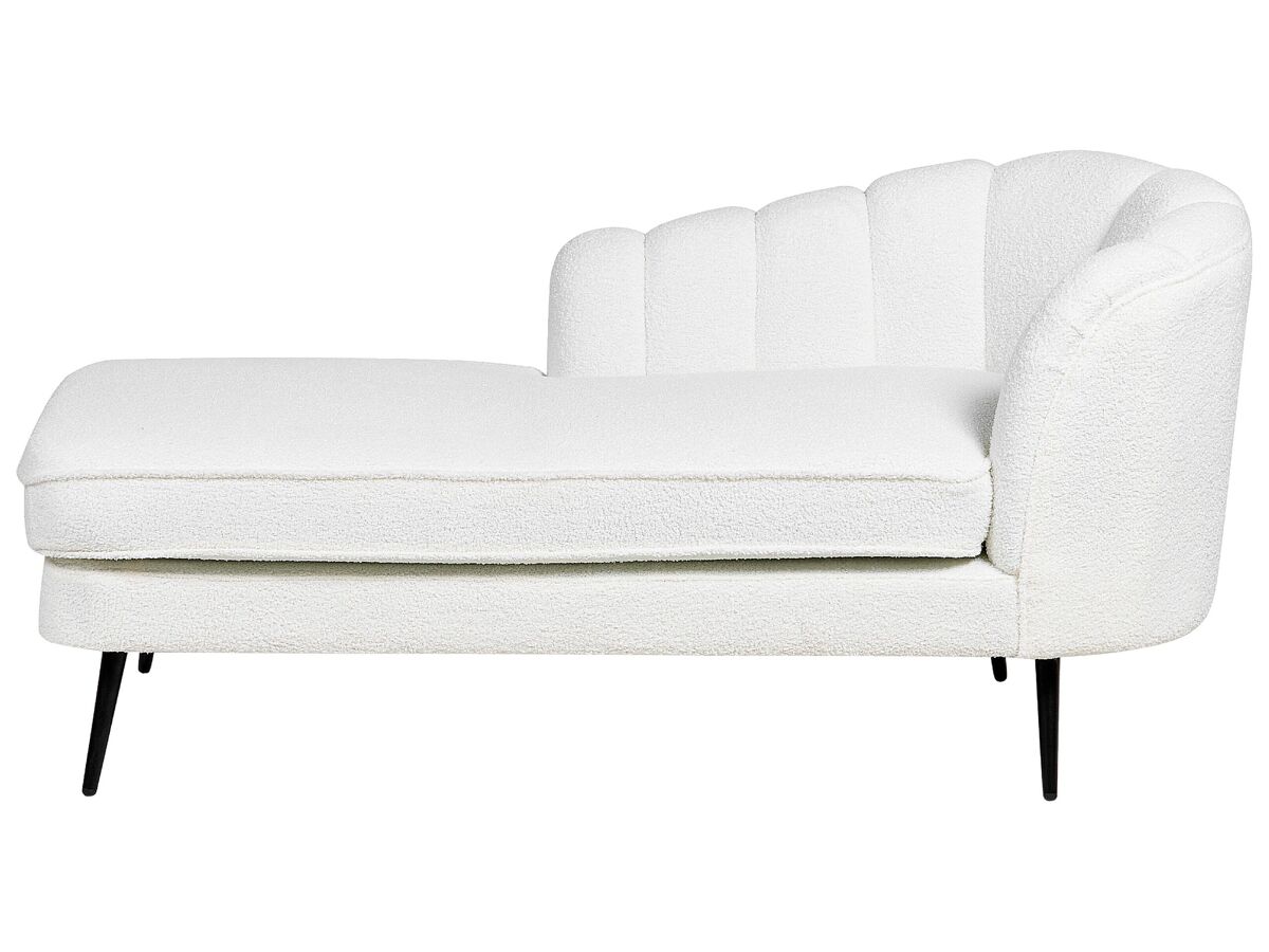 Beliani Chaise longue derecho Bouclé ALLIER