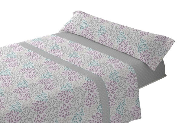 Conjunto de lençóis de três peças 135cm slen donegal gris