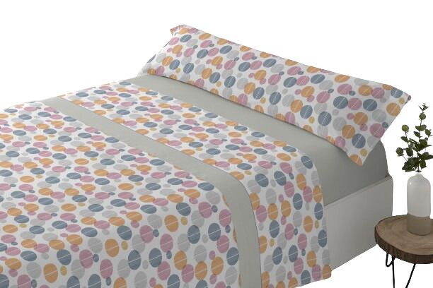 Conjunto de lençóis de três peças 135cm celara donegal gris