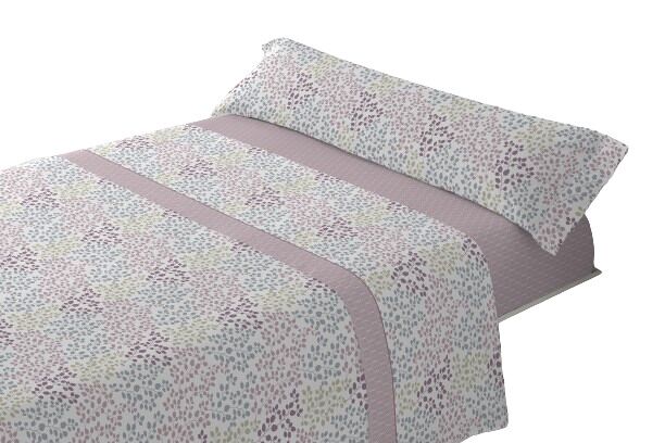 Conjunto de lençóis de três peças 90cm slen donegal rosa