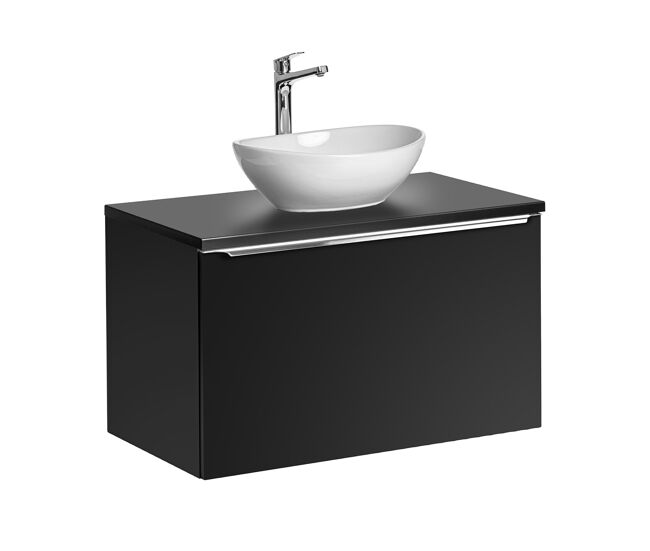 Móvel lavatório simples 80cm eros preto