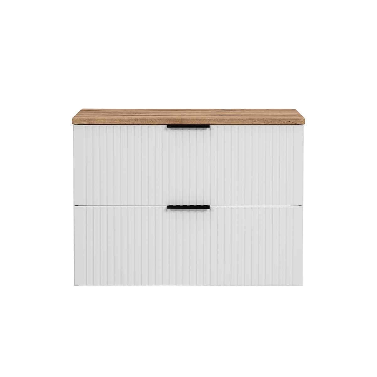 Móvel sob lavatório 80cm plano de toilette adriel blanc