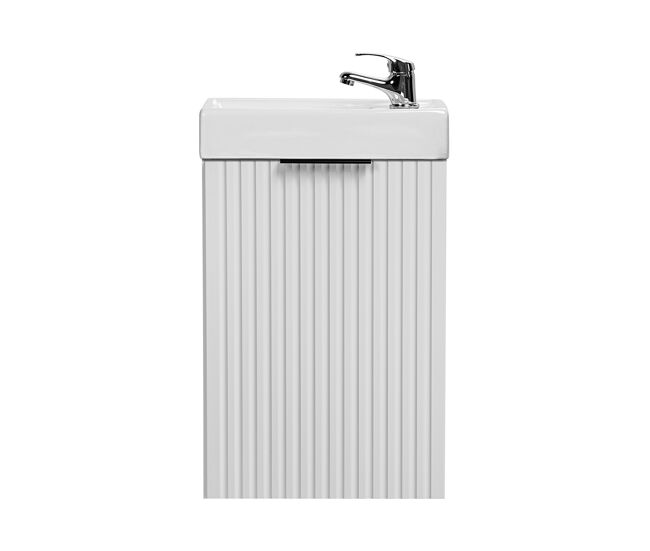 Lavatório de 40cm com 1 porta adriel branco