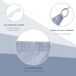 Vela de Sombra Retangular HDPE Outsunny Vela de Sombra Retangular HDPE Outsunny Cinza
