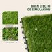 Relva Atificial PP e PE Outsunny Relva Atificial PP e PE Outsunny Verde