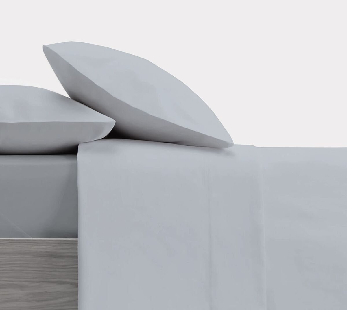 Conjunto de lençóis de design azul liso para cama de 90 cm donegal collections