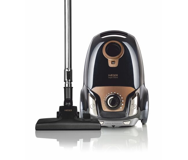 Aspirador silencioso com saco haeger super silent - 750w 4l