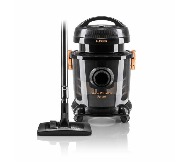 Aspirateur com filtro de água haeger aquaclean 1200