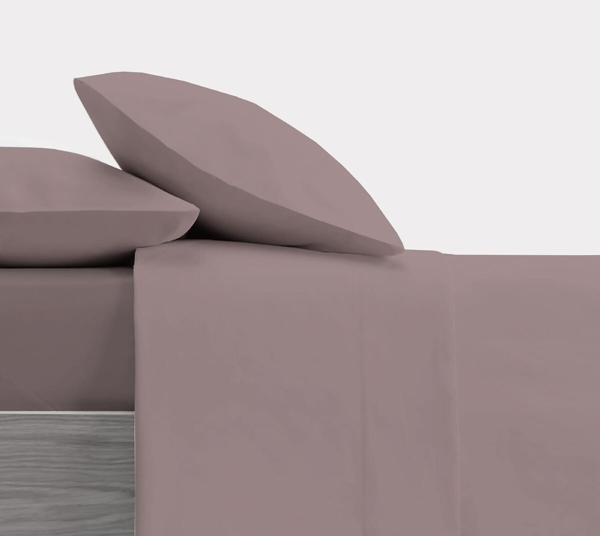 Conjunto de lençóis de design lilás liso para cama de 135/140 cm donegal collections
