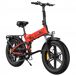 Bicicleta elétrica ENGWE ENGINE X | Potência 250W | Autonomia 60KM Bicicleta elétrica ENGWE ENGINE X | Potência 250W | Autonomia 60KM Vermelho