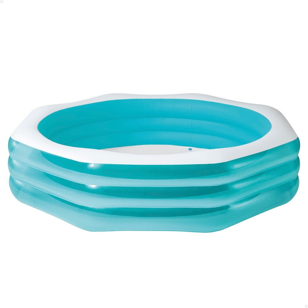 Piscina inflável familiar octogonal intex