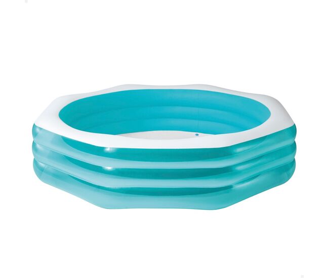 Piscina inflável familiar octogonal intex