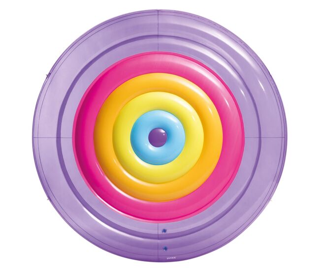 Tapete inflável arco-íris ø201 cm intex