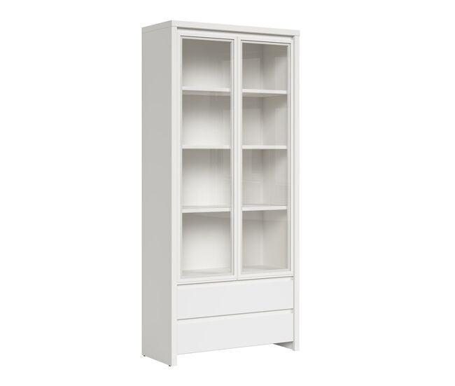 Vaisselier 2 portas 2 gavetas soren blanc