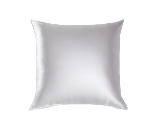 Capa de almofada de pura seda de amora de 22 momme tamanho 65x65 cm, branca