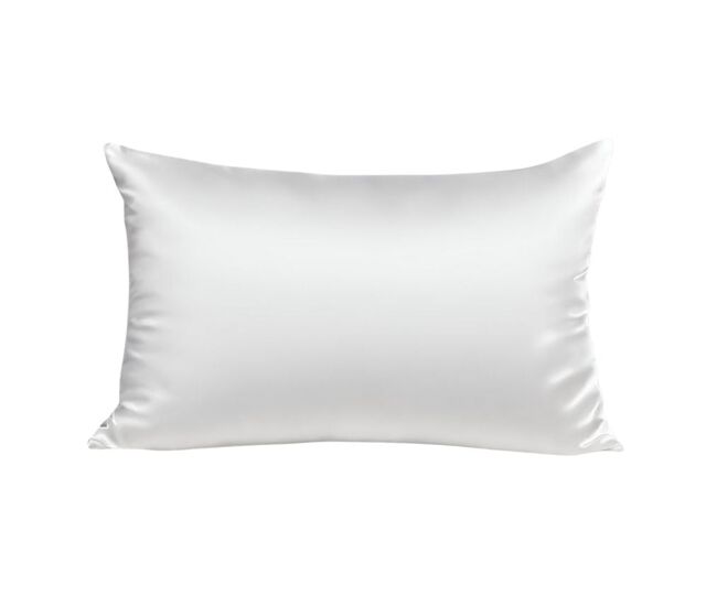 Capa de almofada de pura seda de amora de 22 momme tamanho 50x70 cm, branca