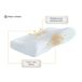 Almofada de Espuma de Memória Duo Ergonômica e Cervical Almofada de Espuma de Memória Duo Ergonômica e Cervical Cru