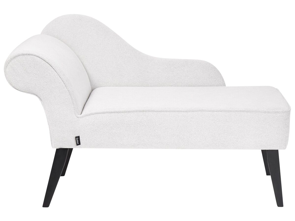 Beliani Chaise longue à esquerda Poliéster BIARRITZ