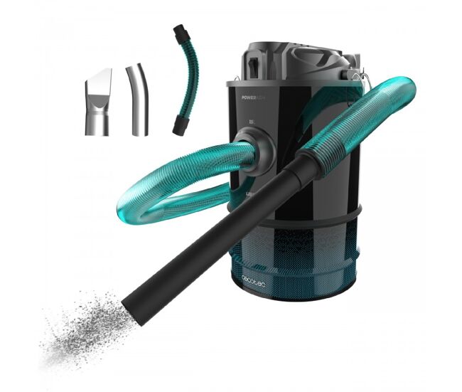 Cecotec aspirador de cinzas conga ash 7000 liberty de 15 l, 120 w de potência e grande autonomia graças à sua bateria de 18 v.