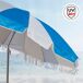 Aktive Guarda-sol grande twister inclinável UV50 c/capa Aktive Guarda-sol grande twister inclinável UV50 c/capa Azul