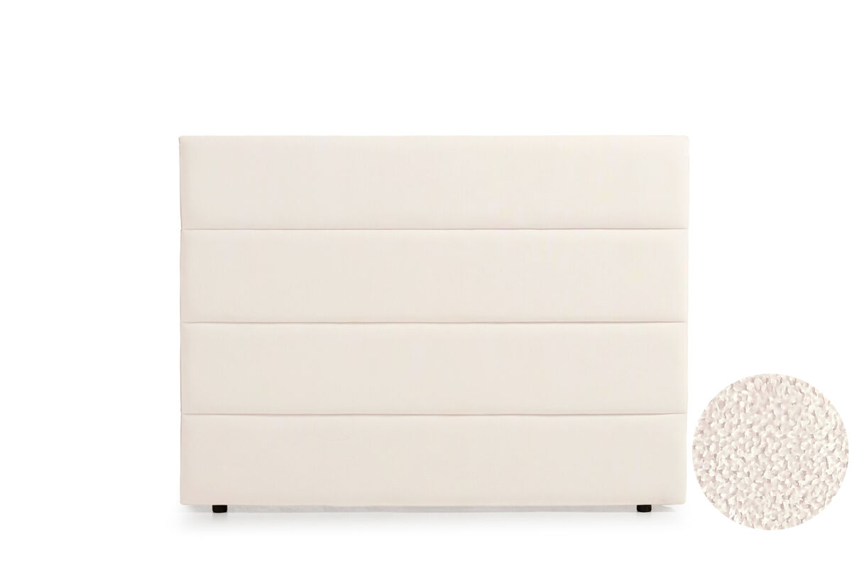Cabeceira estofada genova aqualine 145x120x8 cm - moonia