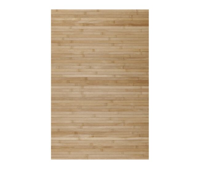 Tapete de bambu natural antiderrapante interior e exterior castanho claro, 140 x 200 cm