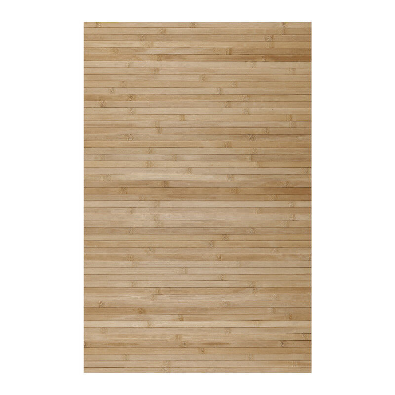 Tapete de bambu natural antiderrapante interior e exterior castanho claro, 160 x 240 cm