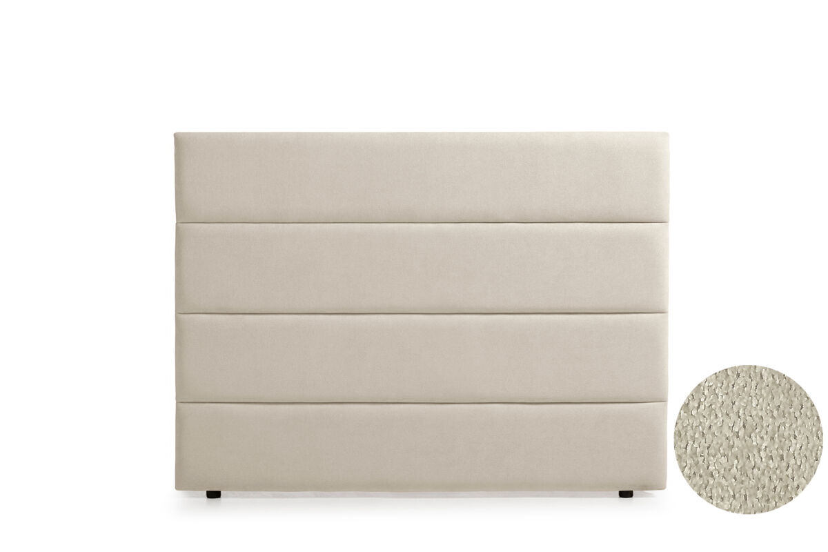 Cabeceira estofada genova aqualine 145x120x8 cm - mostarda - moonia