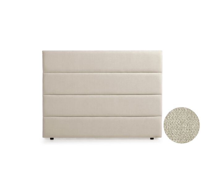 Cabeceira estofada genova aqualine 145x120x8 cm - mostarda - moonia