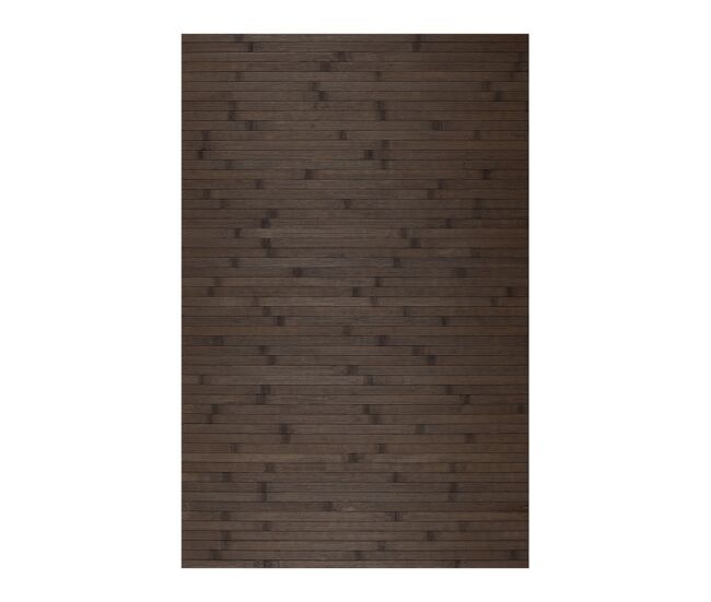 Tapete de bambu natural antiderrapante interior e exterior castanho escuro, 140 x 200 cm
